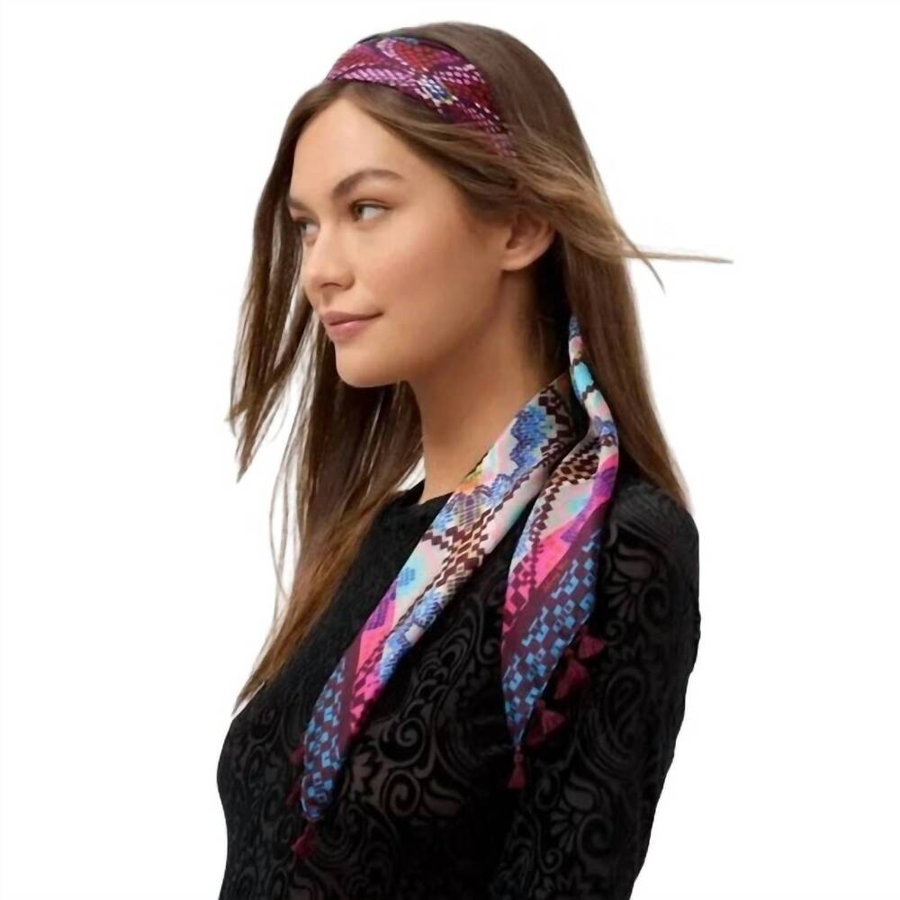NEW JOHNNY WAS women's silk scarf in aphaia - Picture 2 of 2